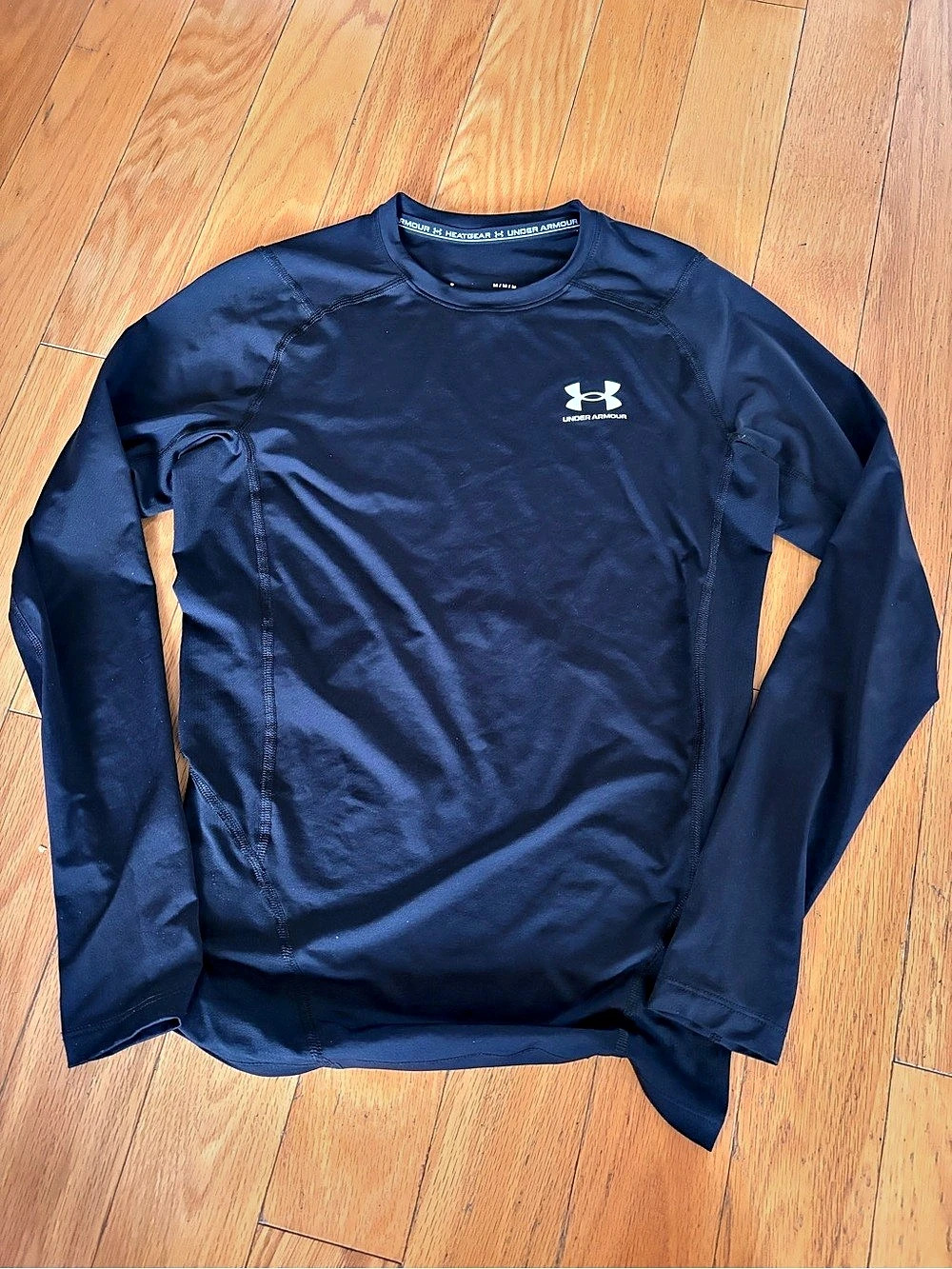 Under Armour HeatGear Armour Compression Long Sleeve Men's Black Medium